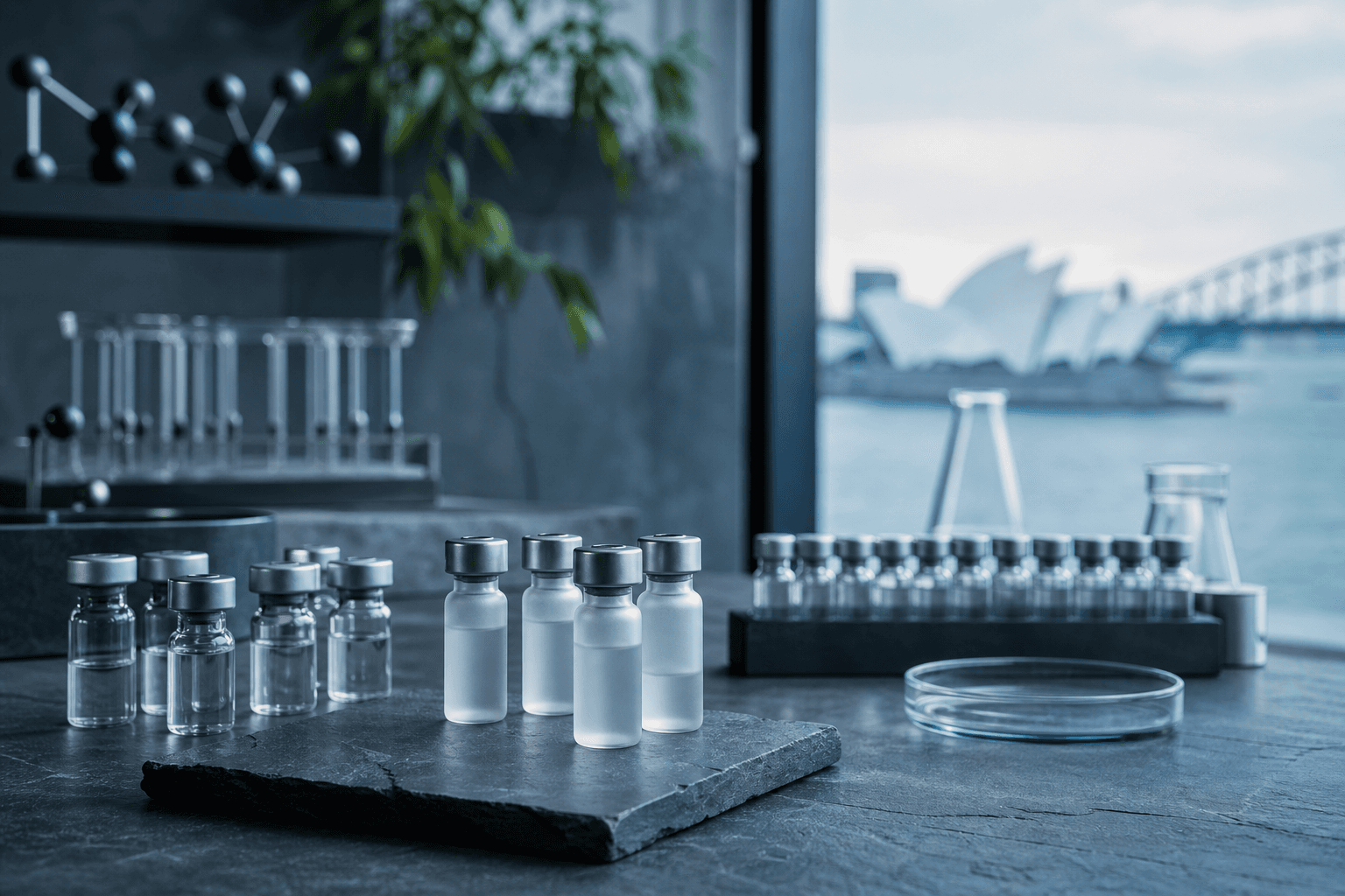 The Protocol research laboratory aesthetic