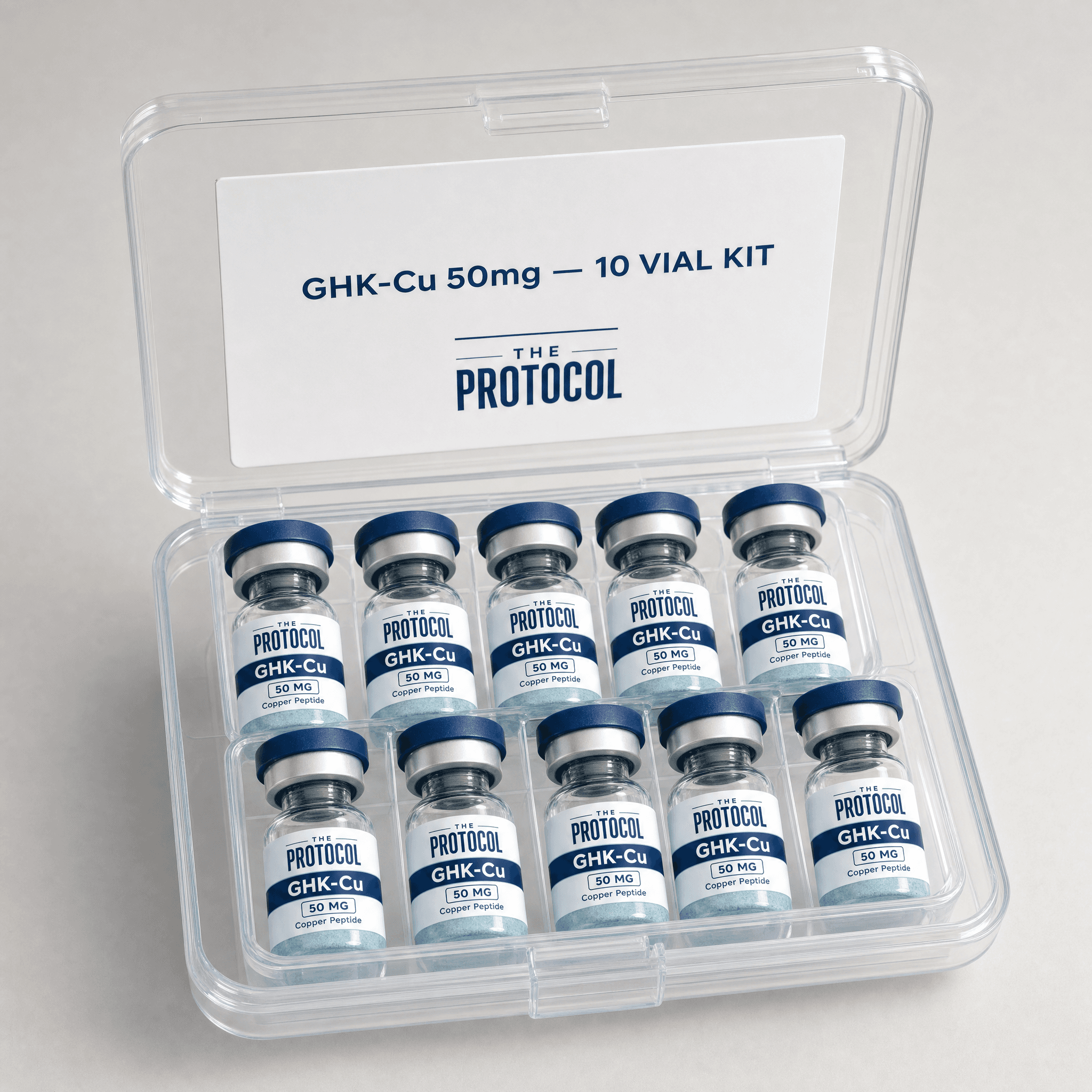 GHK-Cu (50mg) — 10 Vial Kit