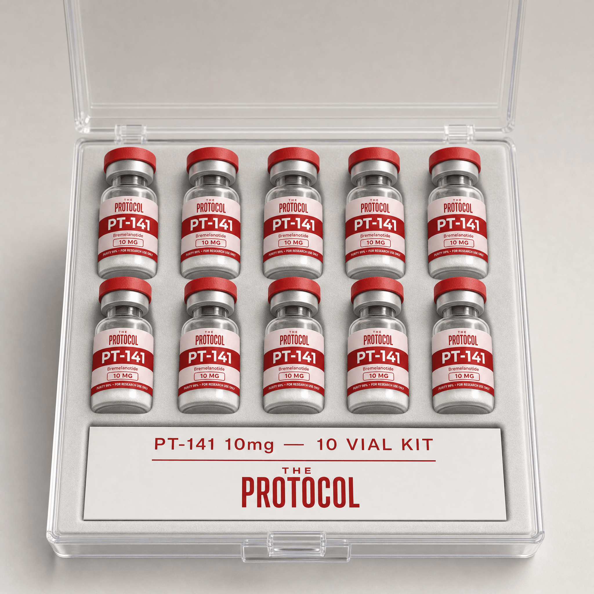 PT-141 (10mg) — 10 Vial Kit